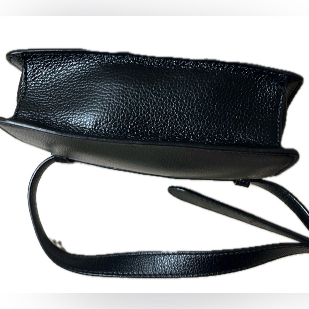DKNY Elissa Cow Leather Belt Bag, Black, Goldtone Hardware - Picture 8 of 13